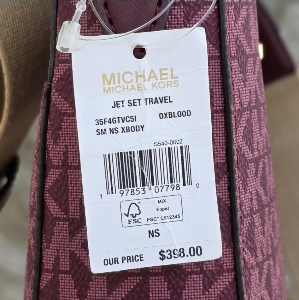 Michael Kors Jet Set Logo Small Crossbody - Picture 7 of 9